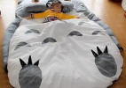 超级可爱的龙猫床，让你直接睡在龙猫的怀中