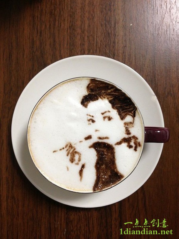 30个创意的咖啡泡沫艺术作品欣赏