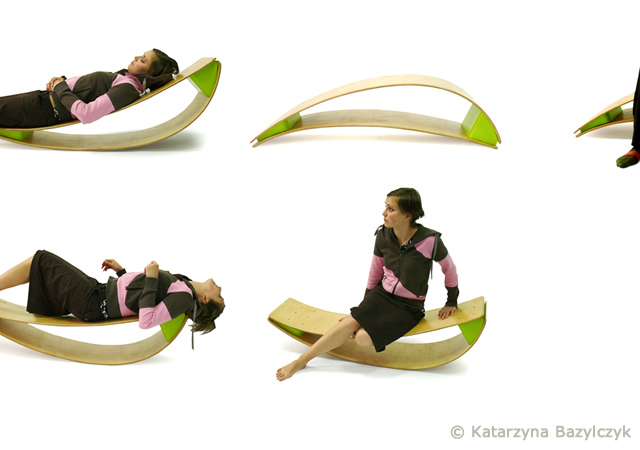 Katarzyna Bazylczyk设计的户外摇椅