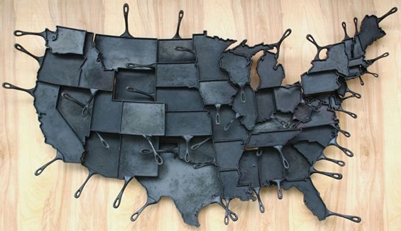 煎锅版美国地图